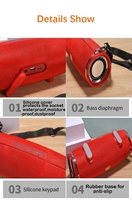 Enceinte Bluetooth sans fil TG189 7W*2, mini enceinte portable, boîte à son S Belt, multifonctionnelle, étanche IPX4, subwoofer pour extérieur