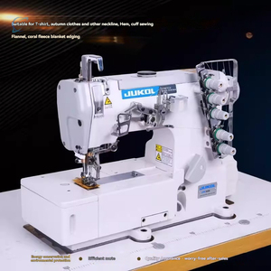 Special Triple Needle Interlock Stitch Flat-Bed Sewing <b>Machine</b> with Automatic Left Cutter and Tape <b>Binding</b> - Product Image 4