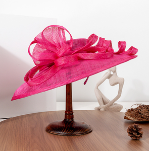 <span class=keywords><strong>Chapeau</strong></span> fascinateur A111 pour femmes, couvre-chef formel avec <span class=keywords><strong>plume</strong></span> pour <span class=keywords><strong>mariage</strong></span>, rétro et tendance, bandeau en sinamay - Product Image 6