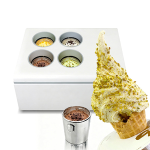 Vitrina refrigerada Kolice de sobremesa con 4 bandejas para gelato Pozzetti, exhibidor de helados, gabinete de refrigeración y congelación. - Product Image 1