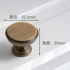 JAYA Antique Bronze Brass Handle for Wardrobe Drawer Simple Modern for Kitchen Cabinet Furniture <strong>Door</strong> Handle - Product Image 6