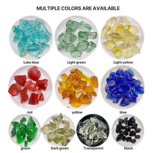 Gravier de verre transparent de qualité supérieure, pierres de verre pour foyer de jardin, échantillons gratuits disponibles pour les commandes en gros - Product Image 3