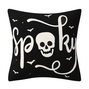 Fundas de almohada para decoración de Halloween, fundas de cojín para el Día de Todos los Santos para decoración del hogar, Castillo negro, gran oferta - Product Image 4