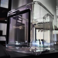 Boîte d'élevage en acrylique à air comprimé avec grille en acier inoxydable pour l'isolation des alevins d'aquarium, la ponte des crevettes et l'éclosion