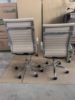 Chaise de bureau ergonomique à dossier haut, pivotante, en cuir PU, pour ordinateur, fabriquée par un fabricant OEM