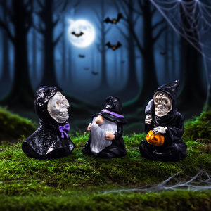 Mini artesanía <span class=keywords><strong>de</strong></span> resina para Halloween, cabezas <span class=keywords><strong>de</strong></span> Calavera, Cuervo, momia, decoración del hogar, miniaturas, figuritas <span class=keywords><strong>de</strong></span> <span class=keywords><strong>casa</strong></span> <span class=keywords><strong>de</strong></span> <span class=keywords><strong>muñecas</strong></span>, adornos para decoración <span class=keywords><strong>de</strong></span> jardín <span class=keywords><strong>de</strong></span> hadas - Product Image 3