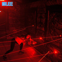 BLEE Popular Juego de Laberinto Láser Interactivo Multijugador, Sala de Juegos Interior, Parque Infantil Digital, Juego de Desafío Láser Deportivo, Certificado CE