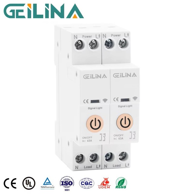 Smart Home Life MCB 1P+N WIFI Smart Switch Smartlife 0-63A Energy Meter Kwh Metering Monitoring Circuit Breaker Timer Relay