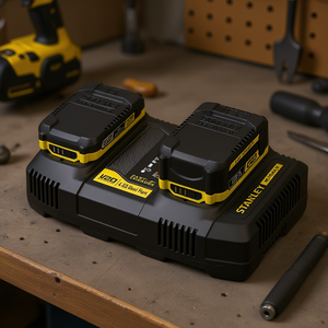 Cargador Stanley Fatmax de 4.0A con Doble Puerto para Baterías de Iones de Litio de 20V - Product Image 3