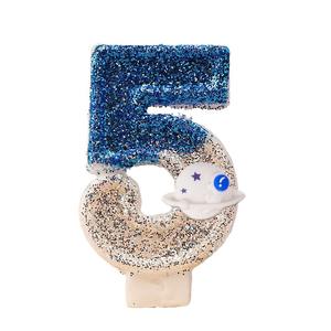 เทียนวันเกิดแบบมีโลโก้และหมายเลขสั่งทำพิเศษ ดีไซน์สร้างสรรค์ ฉลอง 100 วัน สีลูกกวาด สำหรับงานเลี้ยง ของขวัญส่งเสริมการขาย สไตล์โรแมนติก - Product Image 5