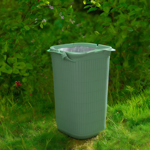 Porta biancheria <b>plastica</b> riciclata (36Lt) DOMUS HOME COLLECTION Green tea 90902 - Product Image 3