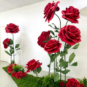 Set de Rosas Gigantes Artificiales de <span class=keywords><strong>EVA</strong></span> Personalizadas para Decoración de Bodas, Fiestas, Escaparates y Exhibiciones - Product Image 2