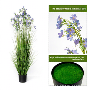 Piante Verdi Artificiali in Vaso, <span class=keywords><strong>Fiori</strong></span> di Narciso e Colza, Decorazioni per Fotografia, Matrimoni e Paesaggistica - Product Image 3