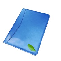 Carpeta de Cuero Genuino de Alta Gama para Diplomas y Certificados A4, con Patrón Repujado, Organizador de Documentos para Habitaciones de Hotel
