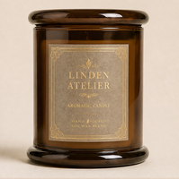 Boîte cadeau personnalisée, couleur, parfum, logo, bougie parfumée en cire de soja biodégradable non toxique, décoration d'intérieur, cadeau