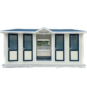 Toilettes portables en bois, design rustique, écologiques, pour les attractions touristiques, avec installation sur site - Product Image 5