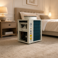Pompe à chaleur air-eau électrique haute efficacité 18 kW R410A pour piscine, chauffe-eau extérieur mini EVI, utilisation hôtelière