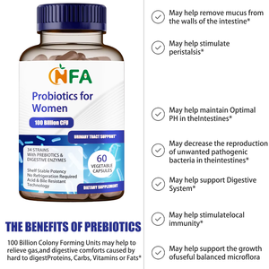 Suplemento Herbal Personalizado con Probióticos para Mujeres en Cápsulas con Prebióticos, Ayuda a Apoyar la Flora Intestinal - Product Image 6