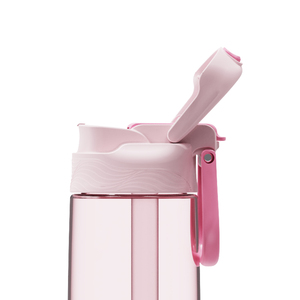 Fabricant de grandes bouteilles d'eau en plastique transparent sans BPA avec paille de motivation de marque logo personnalisé fantaisie tritan - Product Image 4