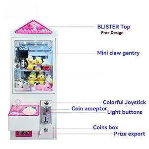 Mini Claw máy đồng tiền hoạt động Arcade Đồ chơi cần cẩu cho trung tâm mua sắm búp bê bán hàng tự động tùy chỉnh Hot <span class=keywords><strong>Tiny</strong></span> quà tặng độc đáo Máy nghe nhạc bán - Product Image 2