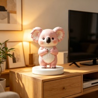 Sculpture de koala BZY de taille personnalisable, adaptée à la décoration intérieure et extérieure, statue en résine transparente.