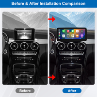 Radio Multimedia Inalámbrica CarPlay Android Auto con Pantalla Linux de 12.3'' para Mercedes Benz NTG4.0/4.5/5.0 GLA CLA GLC W205 W176 W212