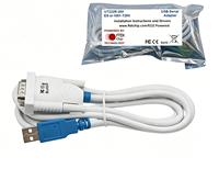Kabel USB ke RS232 dengan Chip FTDI, Elektronik Terintegrasi, Konektor DB9, Sekrup Jepit, 2m 5m UT232R-200 UT232R-500