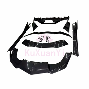 Kit <span class=keywords><strong>de</strong></span> cuerpo <span class=keywords><strong>de</strong></span> carbono seco para difusor trasero <span class=keywords><strong>de</strong></span> falda lateral <span class=keywords><strong>de</strong></span> labio delantero estilo RZ para <span class=keywords><strong>Lamborghini</strong></span> <span class=keywords><strong>Aventador</strong></span> LP700 LP720 LP750 - Product Image 1