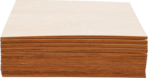 Planches de balsa en tilleul de 3 mm inachevées avec bords lisses Panneaux de <span class=keywords><strong>bois</strong></span> pour scie à métaux Diy Craft Wood 30X30 cm - Product Image 4