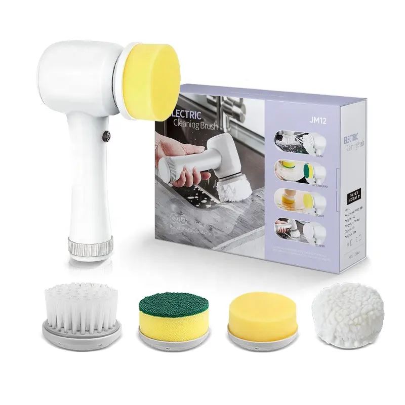 Kit de depurador de mano recargable, cepillo de limpieza automático para fregadero de cocina, giratorio 360 °, OEM