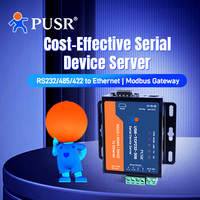 Convertidor RS232 RS485 RS422 a RJ45 de Bajo Costo USR-TCP232-306, Gateway Modbus/MQTT, TCP/IP a Serial, Fabricante