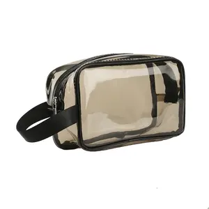 Transparent Tote Washbag For Women Travel Large Capacity Toilet Makeup Storage Bags Portable Waterproof Ladies Cosmetic Bag