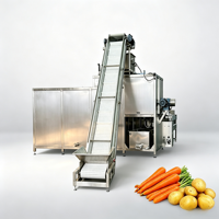 Machine à peler à la vapeur pour taro, pommes, pêches, poivrons, carottes, tomates, pommes