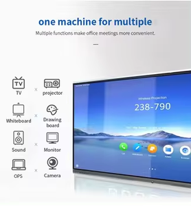 Pizarra Interactiva 4K con Pantalla Táctil, Pizarra Inteligente para Aula, Oficina, Hotel, Comercio, Conferencias, Directo <span class=keywords><strong>de</strong></span> Fábrica, OEM Personalizado - Product Image 3