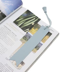 Personalized PU Leather Tassel <b>Bookmark</b> Handmade Reading Accessories Cute Page Marker for Women Girls - Product Image 5