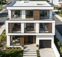 Edificios de Apartamentos de Diseño Moderno de 5/4/3/2 Pisos, Estructura de Acero Prefabricado, Hoteles, Salones, Garajes, Centros Comerciales, Tiendas, Oficinas