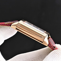 Montre de luxe haut de gamme pour homme, cadran en cristal saphir bordeaux, boîtier en or rose, mouvement automatique mécanique, style sport hip-hop, montre élégante