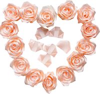 Arrangements floraux éternels uniques DIY OKAY Champagne Forever Flowers, bouquets de roses éternelles 100% polyester, faits à la main