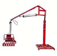 Grue mécanique pneumatique avec bras mécanique assisté pour le chargement de riz, d'engrais, de ciment et de fourrage