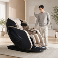 Fauteuil de massage corporel complet automatique à double gravité zéro 4D, marque privée Life Power, moins de 1000