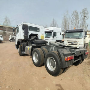 รถบรรทุกหัวลากมือสอง Sinotruk Howo 6x4 ดีเซล เกียร์ออโต้ พวงมาลัยซ้าย กล้องมองหลัง สำหรับงานขนส่งในเหมือง รับน้ำหนัก 31-40 ตัน ขาย - Product Image 5