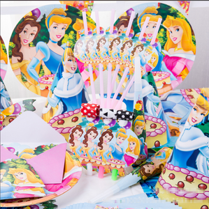 Assiettes pour animaux de dessin animé, serviettes, décorations d'anniversaire, gobelets en papier, ensemble de vaisselle jetable pour <span class=keywords><strong>garçon</strong></span> et fille - Product Image 3