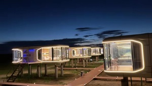 ภาชนะเหล็กแคปซูลแคปซูลสำหรับตกแต่งบ้านปรับเปลี่ยนพื้นที่ว่างทันสมัย - Product Image 4