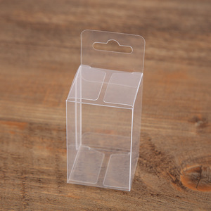 Custom Printed Colored Retail Packaging Transparent Pet Pvc Clear Plastic Box For Usb Cable