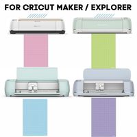 Diylobby Craft Express 12 in X 24 Tapis de découpe en papier vinyle pour Cameo Tapis de découpe adhésif pour Joy pour Cricut