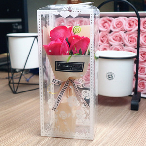 Caja <span class=keywords><strong>de</strong></span> Regalo con <span class=keywords><strong>Ramo</strong></span> <span class=keywords><strong>de</strong></span> Flores <span class=keywords><strong>de</strong></span> Rosas <span class=keywords><strong>de</strong></span> Jabón para Día <span class=keywords><strong>de</strong></span> la Madre, San Valentín y Navidad - Product Image 6