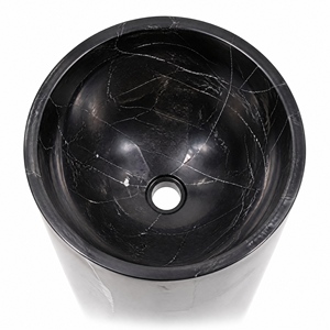 อ่างล้างหน้าหินอ่อนสีดำหินอ่อนหินอ่อนหินอ่อนหินอ่อนหินอ่อน - Product Image 3