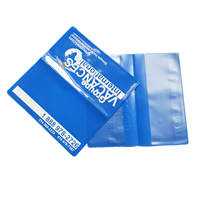 Porte-documents pour billets d'avion en plastique souple avec logo personnalisé Couverture portefeuille pour billets de voyage en PVC de luxe Étui pour passeport en vinyle avec pochette