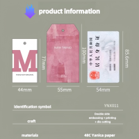 Étiquettes suspendues personnalisées en papier écologique imprimé pour vêtements, chaussures, sacs, chapeaux, bagages