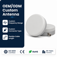 Antena RTK de Precisión 5dBi de Perfil Bajo Tipo Puck para GPS GLONASS BeiDou con Conector Roscado para IoT Industrial, Compatible con OEM